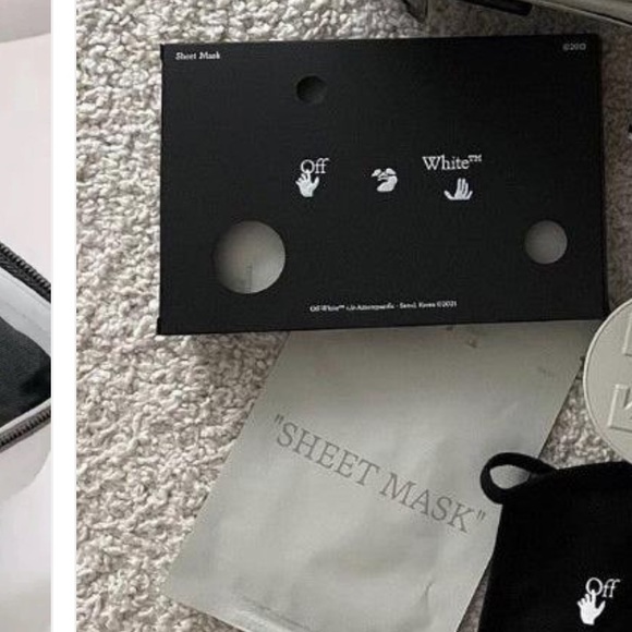 Off white collaboration w/ Amore Pacific Sheet Masks and cotton pads - Picture 6 of 6